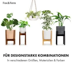 Laren Blumenampel Ø 28 Cm Polystone Mit Naturseilen -Gartenmöbel 10038487 de 0006 usp