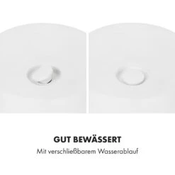 Almere Blumentopf Polystone Pflanzenfreundlich Handgemacht Rund -Gartenmöbel 10038503 de 0003 logo