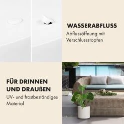 Pflanztopf Übertopf Faserstein In/Outdoor -Gartenmöbel 10038510 de 0004 usp