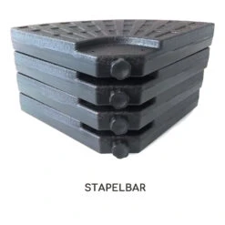 Limousin Sonnenschirmständer-Gewichte 72 Kg Leergewichte 4er-Set -Gartenmöbel 10038525 de 0006 logo