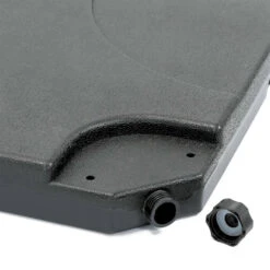 Limousin Sonnenschirmständer-Gewichte 80 Kg Leergewichte 4er-Set -Gartenmöbel 10038526 yy 0005 logo