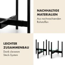 Deventer Pflanzenhalter Für Töpfe Von 20,3-30,5 Cm Ø 2 Höhen -Gartenmöbel 10038545 de 0004 usp