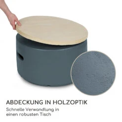 Pilos Gas-Feuerstelle 40.000BTU/13kW Abdeckung Edelstahlbrenner -Gartenmöbel 10039400 de 0004 logo