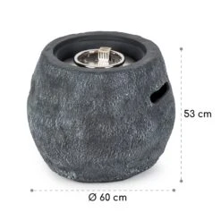 Andros Gas-Feuerstelle 40.000BTU/13kW Deckel Edelstahlbrenner -Gartenmöbel 10039405 yy 0007 logo