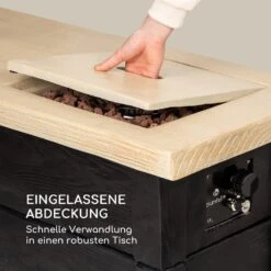 Corinth Gas-Feuerstelle 40.000BTU/13kW Abdeckung Edelstahlbrenner 11 Corinth Gas-Feuerstelle 40.000BTU/13kW Abdeckung Edelstahlbrenner -Gartenmöbel 10039407 de 0004 logo