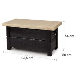 Corinth Gas-Feuerstelle 40.000BTU/13kW Abdeckung Edelstahlbrenner 15 Corinth Gas-Feuerstelle 40.000BTU/13kW Abdeckung Edelstahlbrenner -Gartenmöbel 10039407 yy 0008 logo