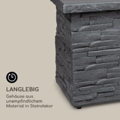 Anafi Gas-Feuerstelle 40.000BTU/13kW Abdeckung Edelstahlbrenner -Gartenmöbel 10039410 de 0006 logo