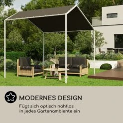 Blumfeldt La Rochelle Gazebo Schrägdach UV 50+ Aluminium Polyester -Gartenmöbel 10040098 de 0005 logo
