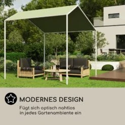 Blumfeldt La Rochelle Gazebo Schrägdach UV 50+ Aluminium Polyester -Gartenmöbel 10040100 de 0005 logo
