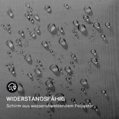 Blumfeldt Bayonne Sonnenschirm 130 X 180 Cm Polyester UV 50 Solar LED -Gartenmöbel 10040105 de 0007 logo