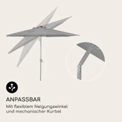 Blumfeldt Calais Sonnenschirm LED Aluminium-Rahmen Polyester-Bespannung UV 50 -Gartenmöbel 10040120 de 0004 logo