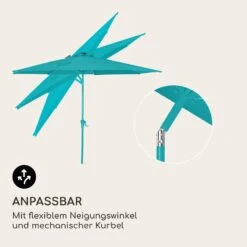 Blumfeldt Calais Sonnenschirm LED Aluminium-Rahmen Polyester-Bespannung UV 50 -Gartenmöbel 10040122 de 0004 logo