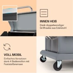 Lucifer 3 Gasgrill 3 X 3,6 KW Brenner 60x45cm Grill Edelstahl Mobil -Gartenmöbel 10040280 de 0006 logo