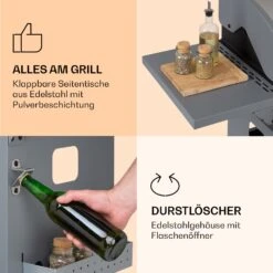 Lucifer 4 Gasgrill 4 X 3,6 KW Brenner 69x45cm Grill Edelstahl Mobil 12 Lucifer 4 Gasgrill 4 X 3,6 KW Brenner 69x45cm Grill Edelstahl Mobil -Gartenmöbel 10040281 de 0005 logo