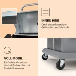 Lucifer 4 Gasgrill 4 X 3,6 KW Brenner 69x45cm Grill Edelstahl Mobil 13 Lucifer 4 Gasgrill 4 X 3,6 KW Brenner 69x45cm Grill Edelstahl Mobil -Gartenmöbel 10040281 de 0006 logo