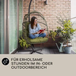 Biarritz Individuelle Hängesessel PE Aluminium Polyrattan 130 Kg -Gartenmöbel 10040300 de 0006 usp